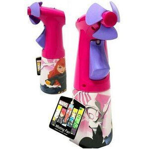 O2Cool Marvel Women Avengers Battery Operated Handheld Cooling Misting Fan (1Pc)